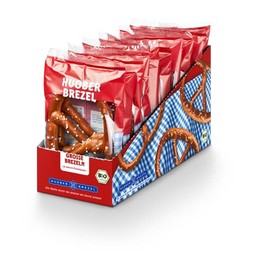 HUOBER Large Pretzel Pack of 10 Packs of 2, 400g