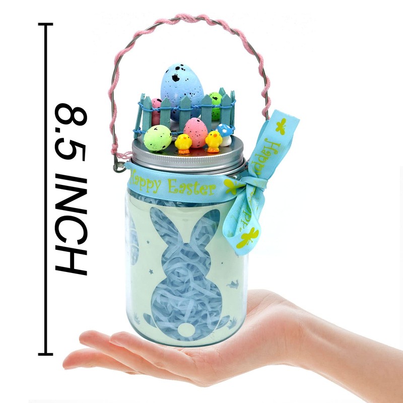 mishunyus 4 Pack Light Up Easter Craft Kit, DIY Easter