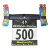 RONHILL Running, Race Number Belt, All Black, O/S