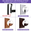 Over Cabinet Towel Holder, 2 Pack Kitchen Cabinet Door Towel