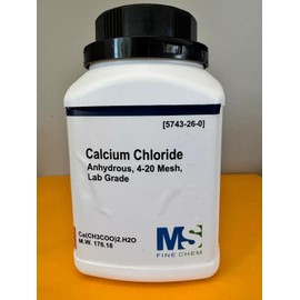 Calcium Chloride, 500g(1.1lb),4-20 Mesh - Laboratory-Grade - Calcium Chloride Powder