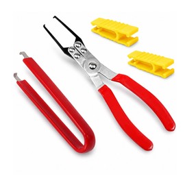 LZLINYJLONG 4-Pack Relay & Fuse Puller Pliers Set, Forged Steel Relay Extractor & Stainless Steel Fuse Remover for ATC ATO Mini Blade Fuses, Car Truck SUV Dashboard Tight Space