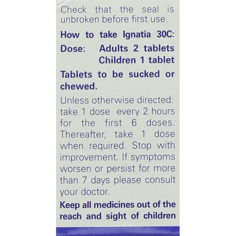 Weleda Ignatia 30C, Pack of 125 Tablets