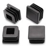 25pcs 1 inch Steel Pipe Plastic Plug,Pipe Tubing End Cap,Plastic