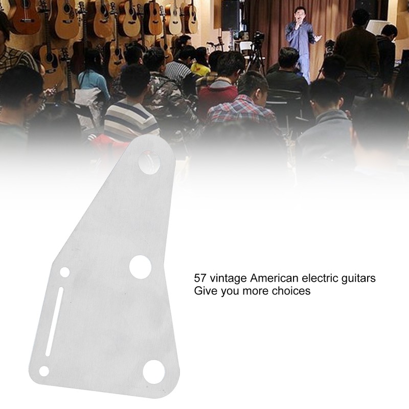 Guitar Pickguard Metal Silver Pick Guard Easy to Assemble for
