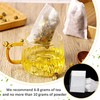 100 Pcs Empty Tea Bags Muslin Bag 8 X 10