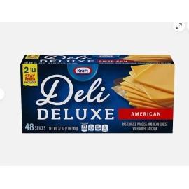 Kraft Deli Deluxe American Cheese Slices, 48 ct.
