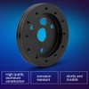 Aluminum Black 0.5 Inch 6 Hole Car Steering Wheel Hub
