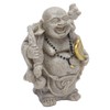 Buddha Statue Resin Mini 8cm Maitreya Laughing Buddha Figurine for