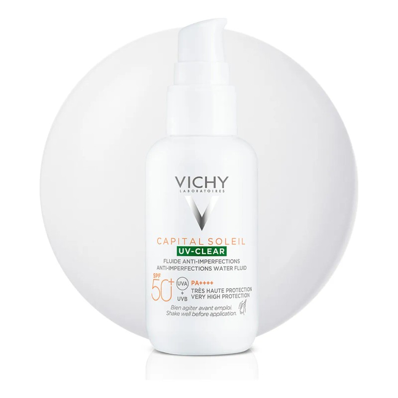 Vichy Capital Soleil Clear Fps50 Protector Solar Anti Imperfecciones Pieles