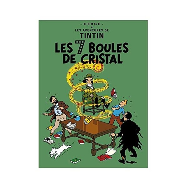 Moulinsart Postcard Tintin Album: The Seven Crystal Balls 30081 (10