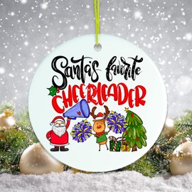 Sports Themed Christmas Ornaments - Cheer Coach Christmas Ornament, Cheerleading Gift