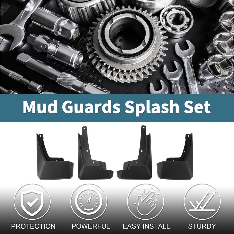 TUCKBOLD Mud Flaps Splash Guards for Toyota RUSH 2018-2022 Front