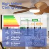Kviflon Ceiling Fans with Lights and Remote/APP Control, 45 Inch