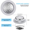 Aluvor Drain Hair Catcher, Upgraded Drain Catcher with Silicone Designed
