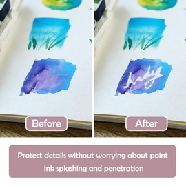 INNOVAYOU 120ml Red Masking Fluid for Watercolor Painting, Resistant Ink and Pouring Paint, Watercolor Masking Fluid Keeps Areas Colorless and Edges Sharp