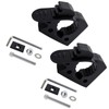 BEALIFE 2pcs/set Quick Release Rubber Clamp Mount Kit Clamp For