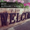 Iron Miscellaneous Goods Iron Alphabet Design: A Size: Large Z3K