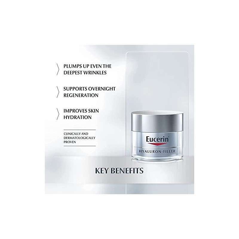 Eucerin Hyaluron Filler Anti-aging Anti-wrinkle Night Cream 50ml by Eucerin