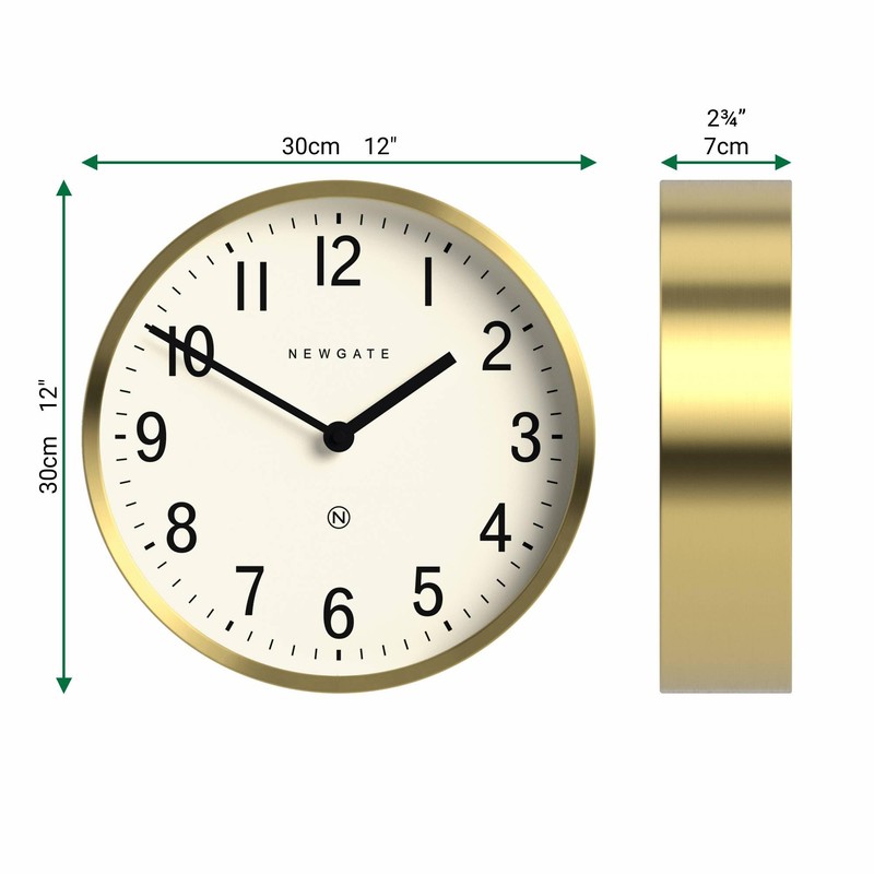 NEWGATE® Master Edwards Wall Clock | Mid Century Style Clock
