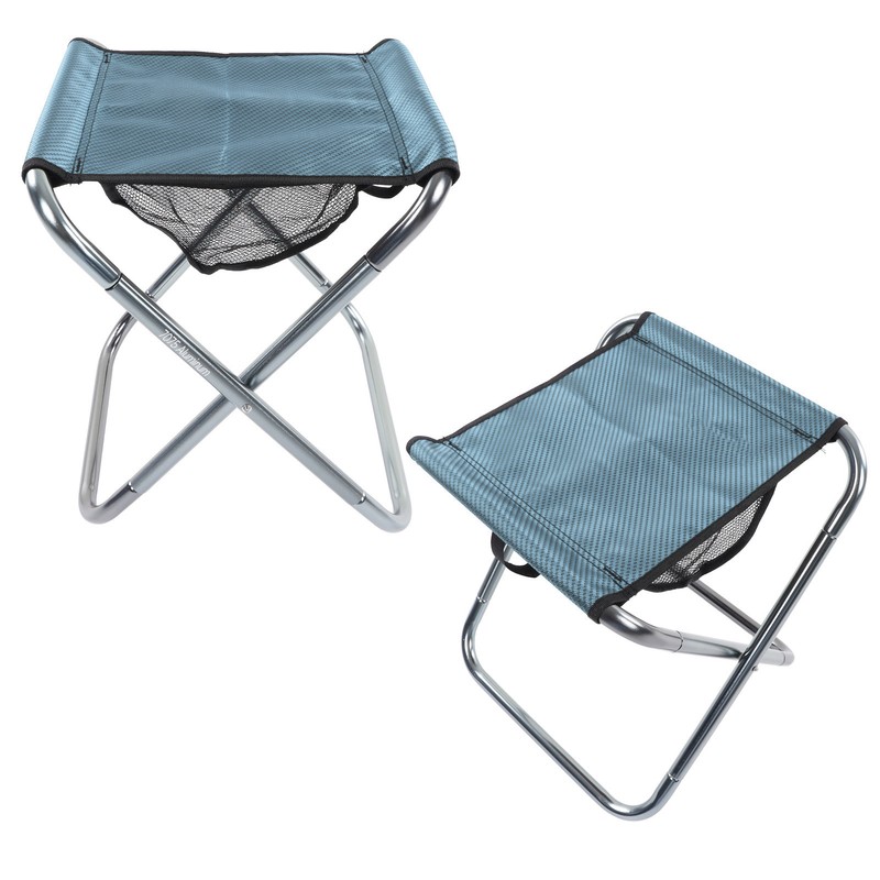 Outdoor Portable Folding Stool Aluminium Alloy Train Painting Camping Folding