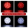 Riakrum 12pcs 4 Inch Round LED Trailer Tail Lights Kit