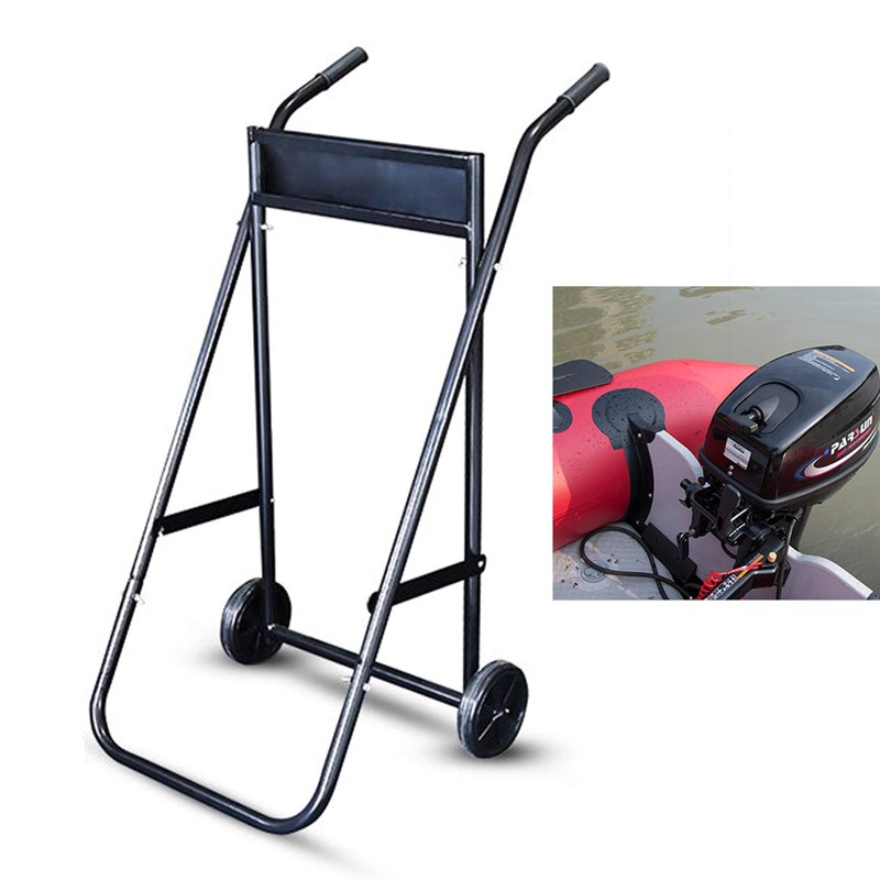 Outboard Boat Motor Stand,Folding Engine Stand Carrier Cart Dolly Storage