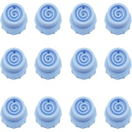 Elitzia Repuestos Para El Cuidado Facial, Kit De Belleza Para La Piel, Hidrodermoabrasión, Exfoliante Con Agua, Puntas De Silicona, Vórtice Medio, 12 Piezas Para Máquina De Belleza Et89 Etlb246 O Etlb
