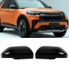 Glossy Exterior Side Wing Rearview Mirror Cover Cap For 2020-2024