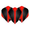 Hardcore Radical Black & Red Extra Thick Standard Dart Flights