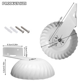 Kamera Regenschutz, ABS Kunststoff, Wasserdicht, Camera Zubehör, Schützt Die Kamera Vor Staub & UV-Strahlen, für Den Innen- und Außenbereich Geeignet (Weiß)