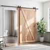 SMARTSTANDARD 9 Feet Bypass Sliding Barn Door Hardware Kit -