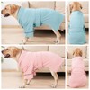 Dog Bath Robe Pajamas Pet Spa Drying Robes Sleepwear for