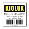 Kiolux 5 Inch Mouse Polyurethane Hand Sander - Hook And