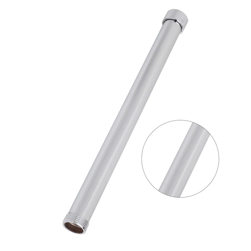 Copper Shower Extension Arm, 25mm Diameter Electroplated Tube, Durable Bathroom