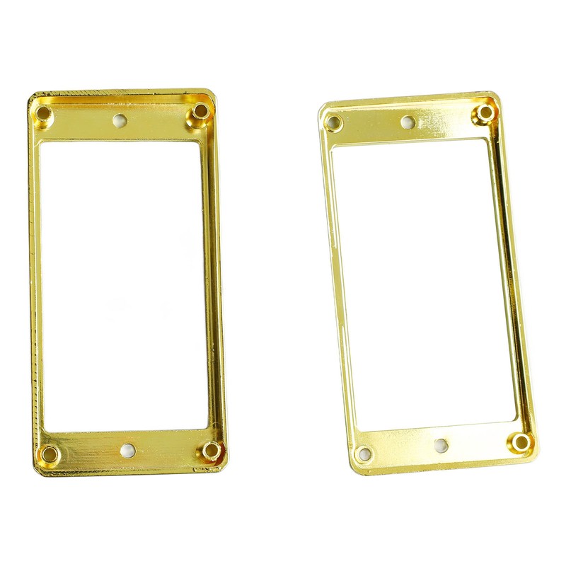 2PCS Guitar Pickup Frame Metal Bridge and Neck Pickups Cover