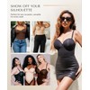 SHAPELLX Shapewear Bodysuit for Women Tummy Control Strapless Body Suit