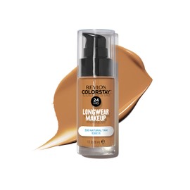 Revlon ColorStay Longwear Makeup D 330 Natural Tan (Color Image: Healthy Wheat Tone) Liquid Foundation 30mL for Dry Skin SPF 20 PA++