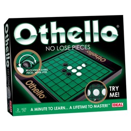 IDEAL | Othello No Lose Pieces: A minute to learn… a lifetime to master! | Family Strategy Game | For 2 Players | Ages 7+