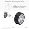 RockTrix 4x4 Wheel Spacers, 2 inch Thick Golf Cart Wheel