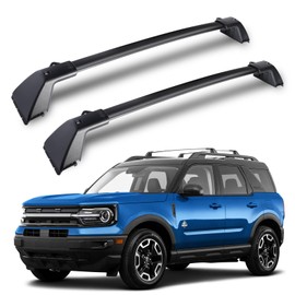 Roof Rack Cross Bars 265lbs Fit for Ford Bronco Sport On-Road Version Base 2021-2023, Bigbend 2021-2025, Outer Banks 2021, Heritage 2023-2025, Free Wheeling 2024-2025 Rooftop Aluminum Crossbars