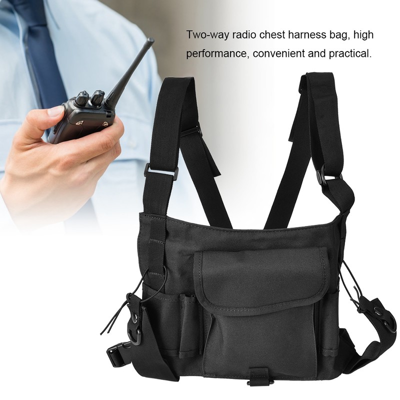 Multifunction Tool Combination Vest Backpack Reflective Strip Two Way Radio