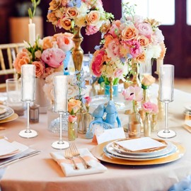 Champagne Flutes Set of 6,Vintage Ribbed Crystal Hand Blown 6 OZ Goblet Champagne Glasses Long Stem,Elegant Sparkling Wine Stemware Drinking Cocktail Unique Gift for Birthday, Wedding, Anniversary