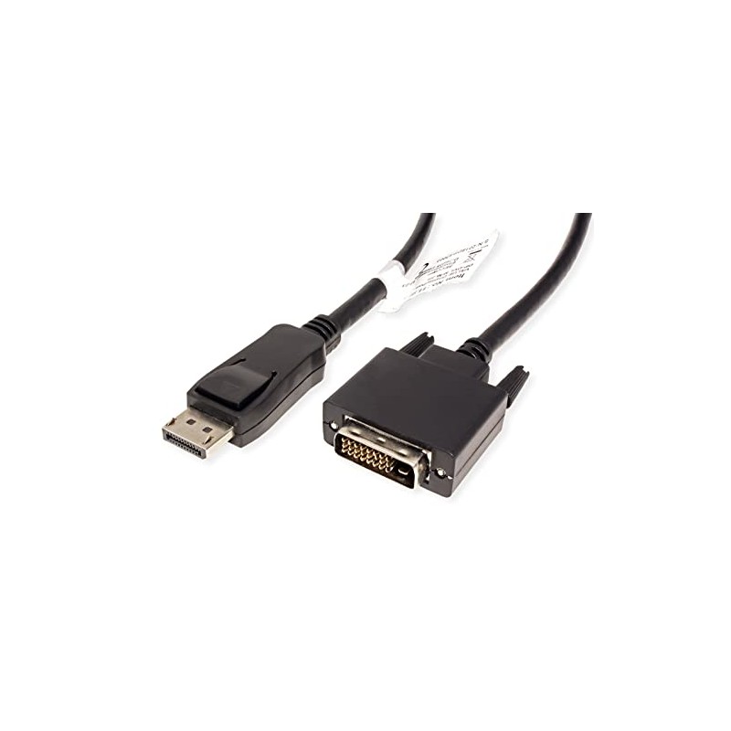 VALUE DisplayPort Kabel DP ST - DVI-D ST, schwarz, 2