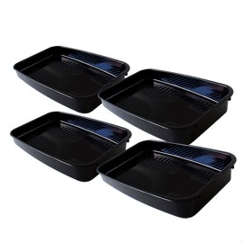 Shoe Trays for Cars Black Shoe Rest Trays (Pack of 4) Car Supplies
