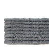 Treb AD Face Cloths Pack of 12 Anthracite 15 x