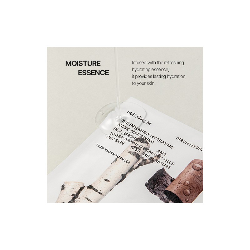 HUECALM [HUECALM]Birch Hydrating Mask 25g (10ea)