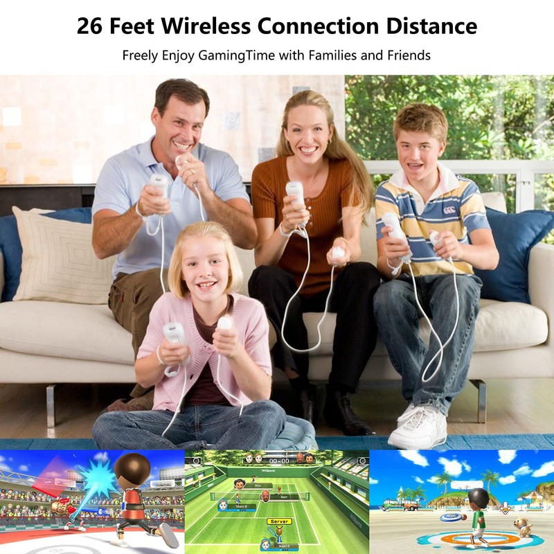 Controller for Wii, Remote Controller for Wii with Silicone Case