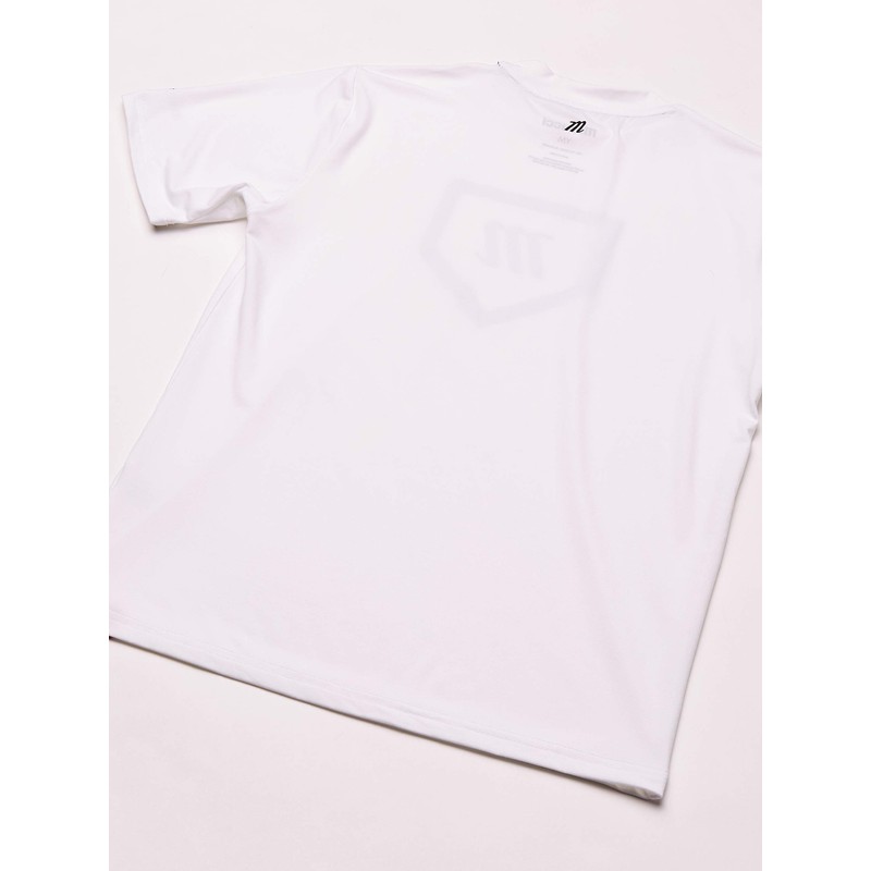Marucci MATPFMHO-W-YXL Camiseta de Rendimiento para Jóvenes, Blanco, Extra Grande