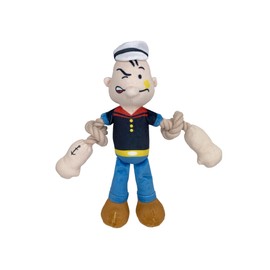 Multipet Popeye with Rope Arms Dog Toy, 11-inches